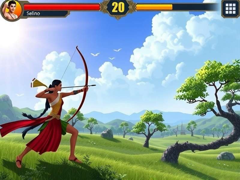 Arjuna S Archery Master Gameplay Screenshot